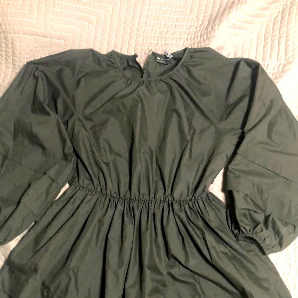 Dark green dress
